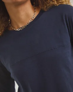 3/4 Sleeve Seam Detail Cotton T-Shirt -Cheap Vextalia Store x01fz646731w