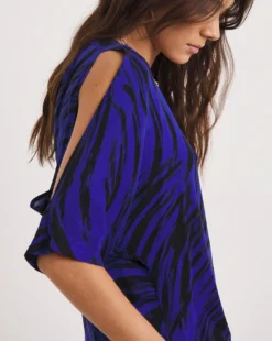 Cobalt Swirl Cold Shoulder Relaxed Tunic 6 Cobalt Swirl Cold Shoulder Relaxed Tunic -Cheap Vextalia Store x01fz728731w