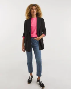 Pink Cotton Slub Raglan Sleeve Top -Cheap Vextalia Store x01fz820746w