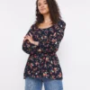 Joe Browns Ditsy Navy Blouse