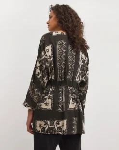 Joe Browns Tile Print Wrap Top -Cheap Vextalia Store x01gv795740w