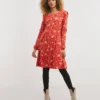 Joe Browns Floral Frill Jersey Dress