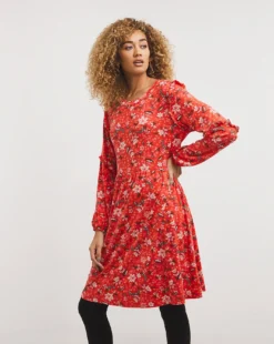 Joe Browns Floral Frill Jersey Dress -Cheap Vextalia Store x01if522720w