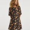 Joe Browns Printed Velour Jacquard Dress