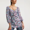 Joe Browns Floral Tie Detail Top