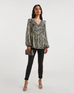 Joanna Hope Plisse Peplum Blouse -Cheap Vextalia Store x01ii260731w