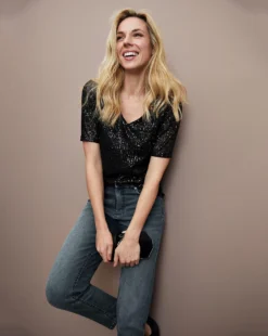 24/7 Organic Blue Straight Leg Jeans