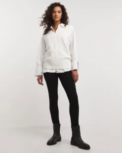 Black Jersey Denim Leggings -Cheap Vextalia Store x01tt121752w