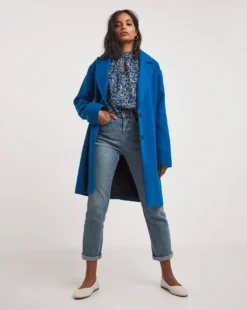 Sheer Yoke Blouse With Shirred Cuffs -Cheap Vextalia Store x01tu138731w