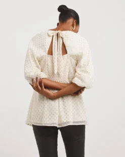 Lurex Exposed Back Dobby Swing Top -Cheap Vextalia Store x01tu273721w