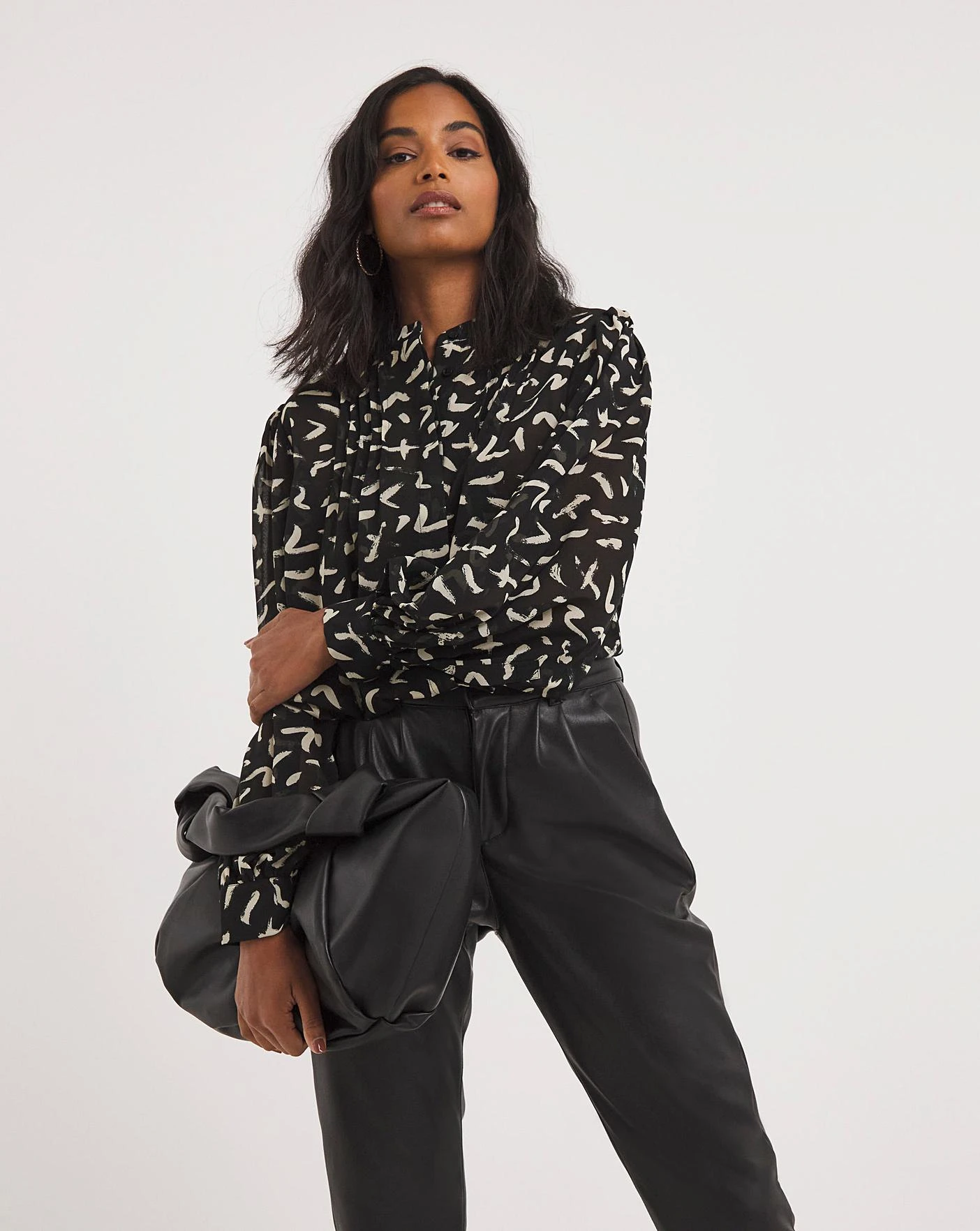 Pintuck Detail Blouse 1 Pintuck Detail Blouse