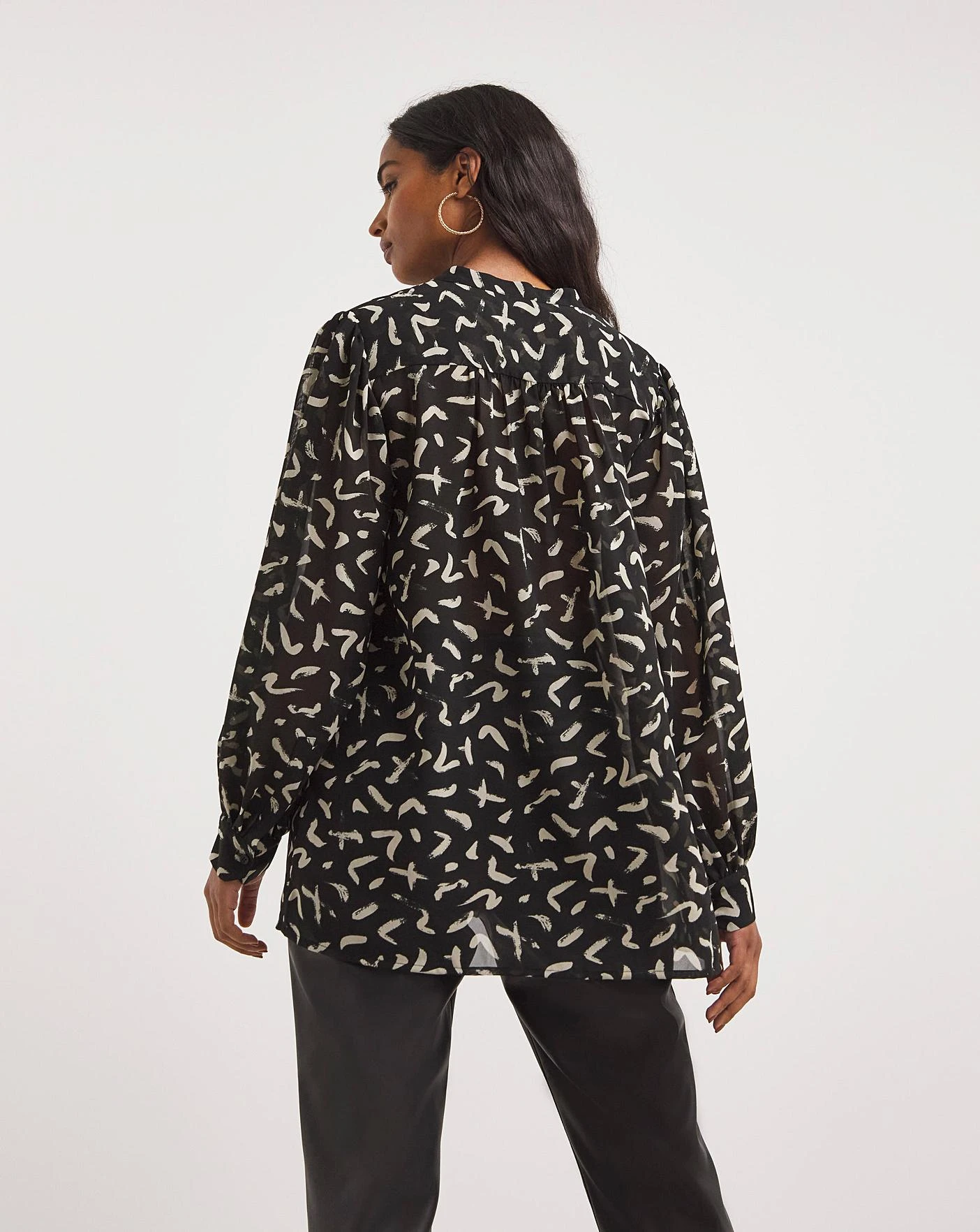 Pintuck Detail Blouse 3 Pintuck Detail Blouse - Image 3