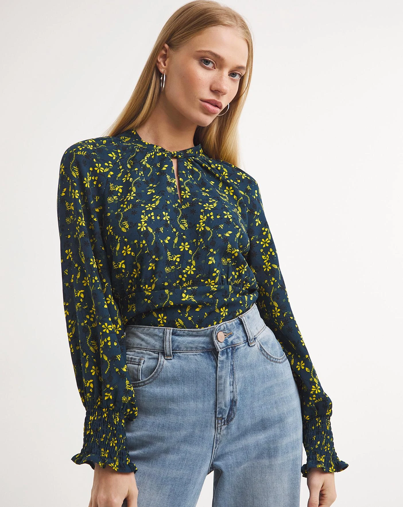 High Twist Neck Long Sleeve Top 1 High Twist Neck Long Sleeve Top