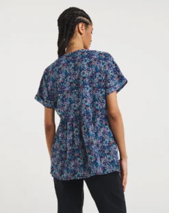 Button Front Blouse -Cheap Vextalia Store x01tu830725w