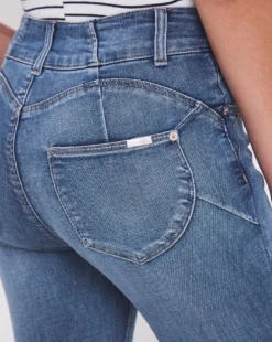 Dream Sculpt Mid Blue Bootcut Jeans -Cheap Vextalia Store x01uy099754w