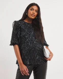 Joanna Hope Pleated Frill Blouse -Cheap Vextalia Store x01wi385726w