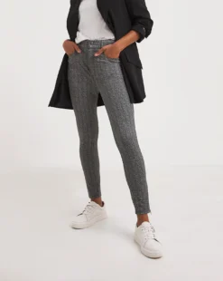 Herringbone Power Ponte Mock Trouser -Cheap Vextalia Store x01zb907731w