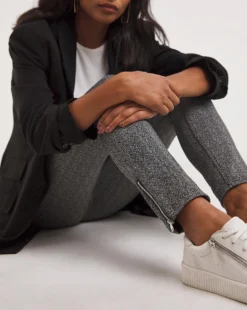 Herringbone Power Ponte Mock Trouser -Cheap Vextalia Store x01zb907733w