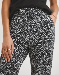 Mono Print Jersey Tapered Trousers 6 Mono Print Jersey Tapered Trousers -Cheap Vextalia Store x01zh027757w