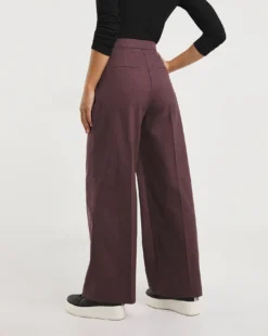 Plum Marl Grown On Waist Trouser 8 Plum Marl Grown On Waist Trouser -Cheap Vextalia Store x01zv869724w