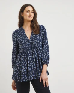Julipa Pintuck Blouse