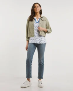 Julipa Lace Notch Neck Top -Cheap Vextalia Store x07eg359720w