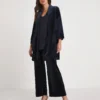 Joanna Hope Velour 3-Piece Trouser Set
