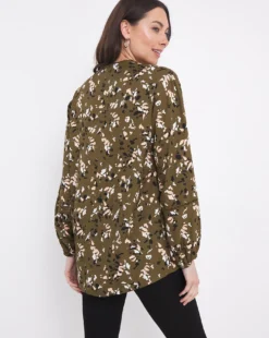 Julipa Notch Neck Blouse -Cheap Vextalia Store x07vh203728w