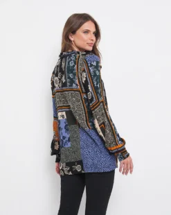 Julipa Ruffle Shoulder Blouse -Cheap Vextalia Store x07vh204728w