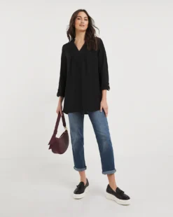 Julipa Pintuck Notch Neck Tunic -Cheap Vextalia Store x07vh273740w