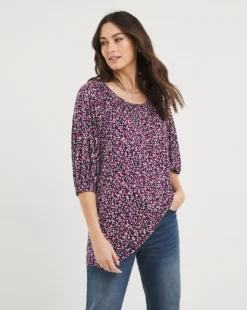 Julipa Puff Sleeve Tunic -Cheap Vextalia Store x07vh526759w