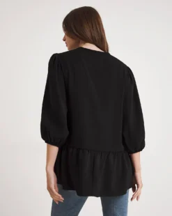 Julipa Notch Neck Blouse -Cheap Vextalia Store x07vh638707w