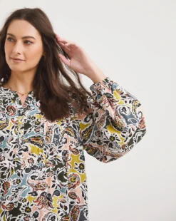 Julipa Pintuck Half Button Blouse -Cheap Vextalia Store x07wg916742w