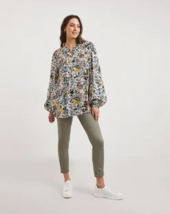 Julipa Pintuck Half Button Blouse -Cheap Vextalia Store x07wg916744w