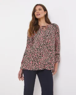 Julipa Tie Neck Blouse
