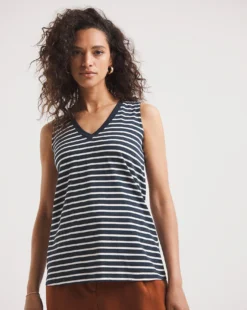 Cotton Slub V-Neck Vest -Cheap Vextalia Store y01aa463721w