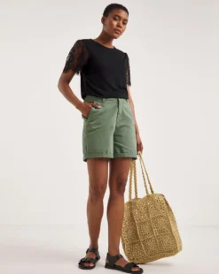 Lace Shoulder Top -Cheap Vextalia Store y01aa771741w