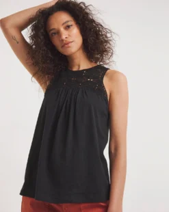 Crochet Detail Vest Top