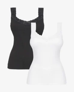 2 Pack Lace Trim Vest -Cheap Vextalia Store y01an008500s