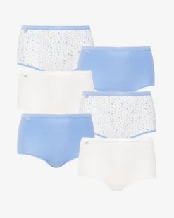 Sloggi 6 Pack Cotton Basic Maxi Briefs