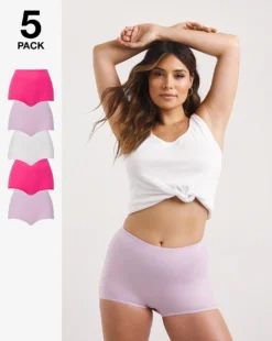 Pretty Secrets 5 Pack Comfort Shorts