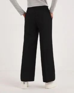 Black Tailored Wide Leg Trousers -Cheap Vextalia Store y01dt943715w