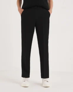 Black Tailored Straight Leg Trousers -Cheap Vextalia Store y01dt946715w