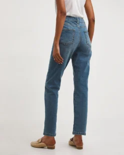 24/7 Western Blue Straight Leg Jeans -Cheap Vextalia Store y01fc024707w