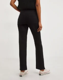 24/7 Black Straight Leg Jeans -Cheap Vextalia Store y01fc026707w