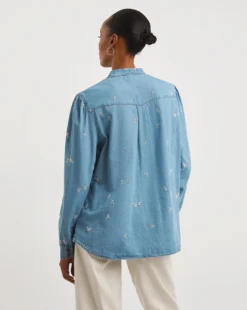 Embroidered Western Shirt -Cheap Vextalia Store y01fc151710w