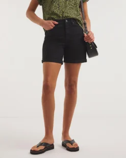 Black 24/7 Mid Shorts -Cheap Vextalia Store y01fc779737w