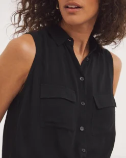 Crinkle Dipped Back Blouse -Cheap Vextalia Store y01fv469738w