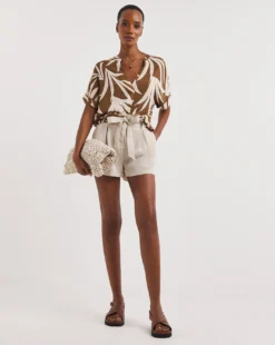 Short Sleeve Crinkle Top -Cheap Vextalia Store y01gp130768w