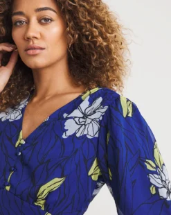 Tea Blouse With Exposed Back -Cheap Vextalia Store y01gp183736w